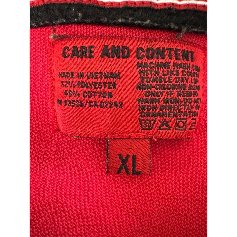 Vintage Y2K Ecko Unltd Mens XL Red Full Zip Track Jacket Embroidered EU Patch